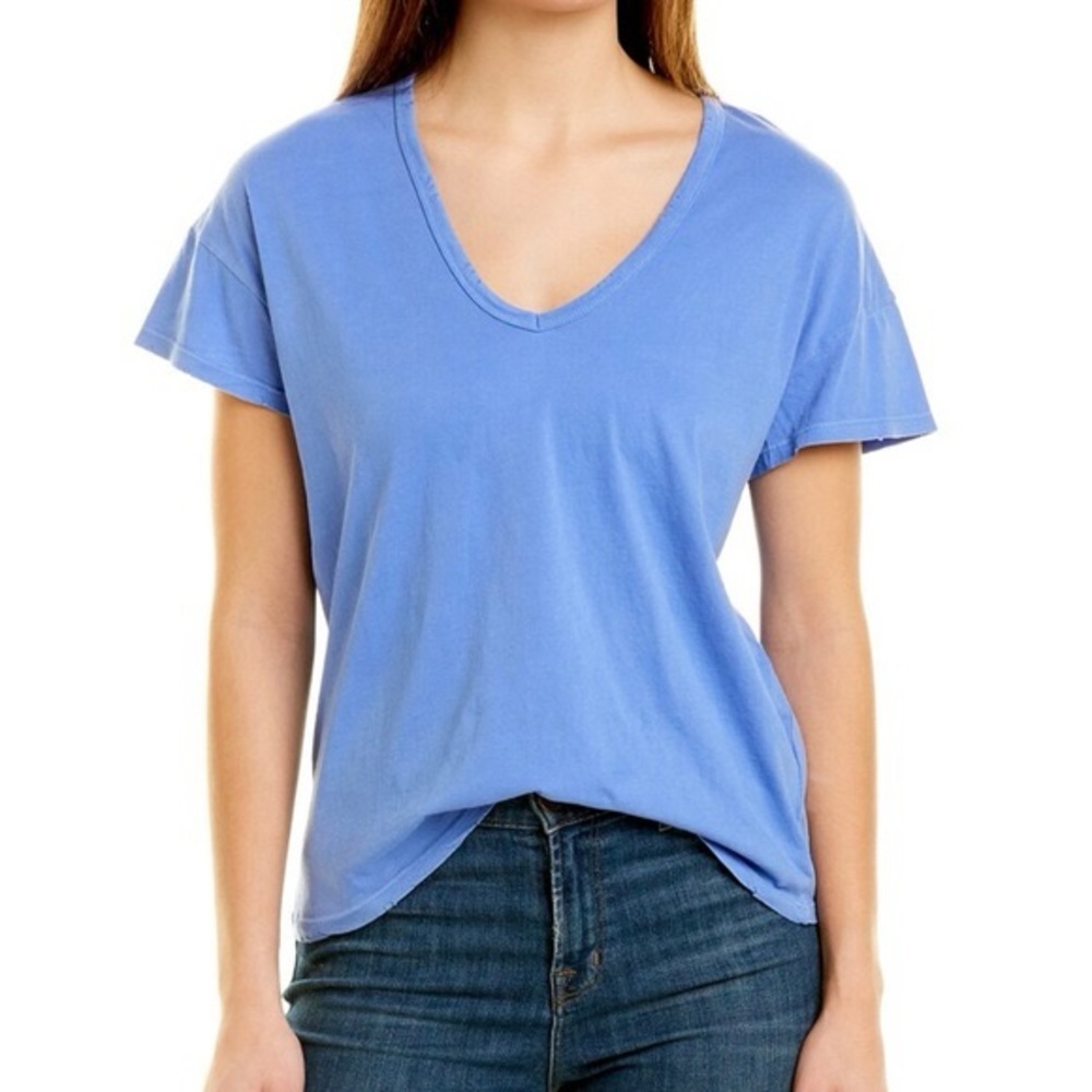 Wildfox - Chrissy V-neck Distressed Tee - New With Tags